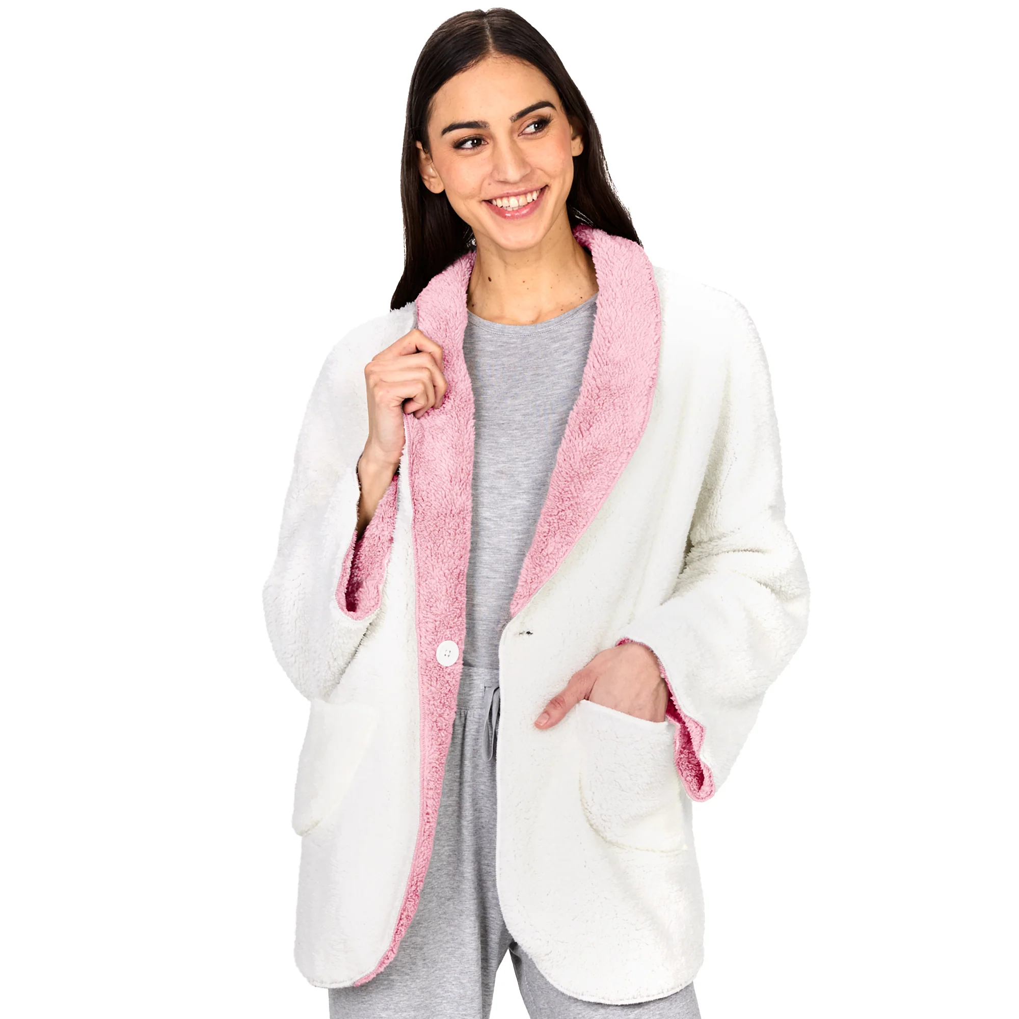 Women's Fleece Reversible Jacket - Image 30