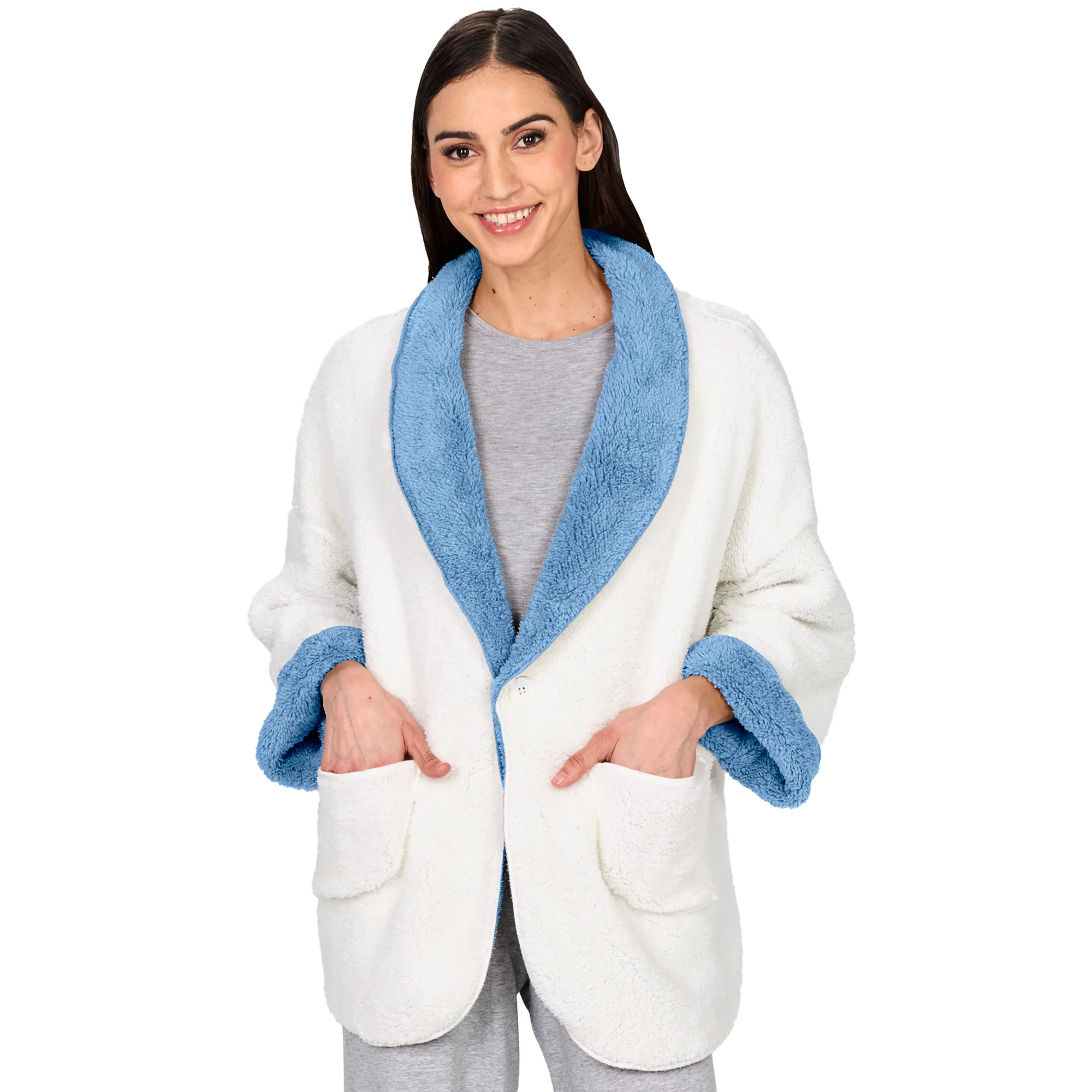 Women's Fleece Reversible Jacket - Image 7