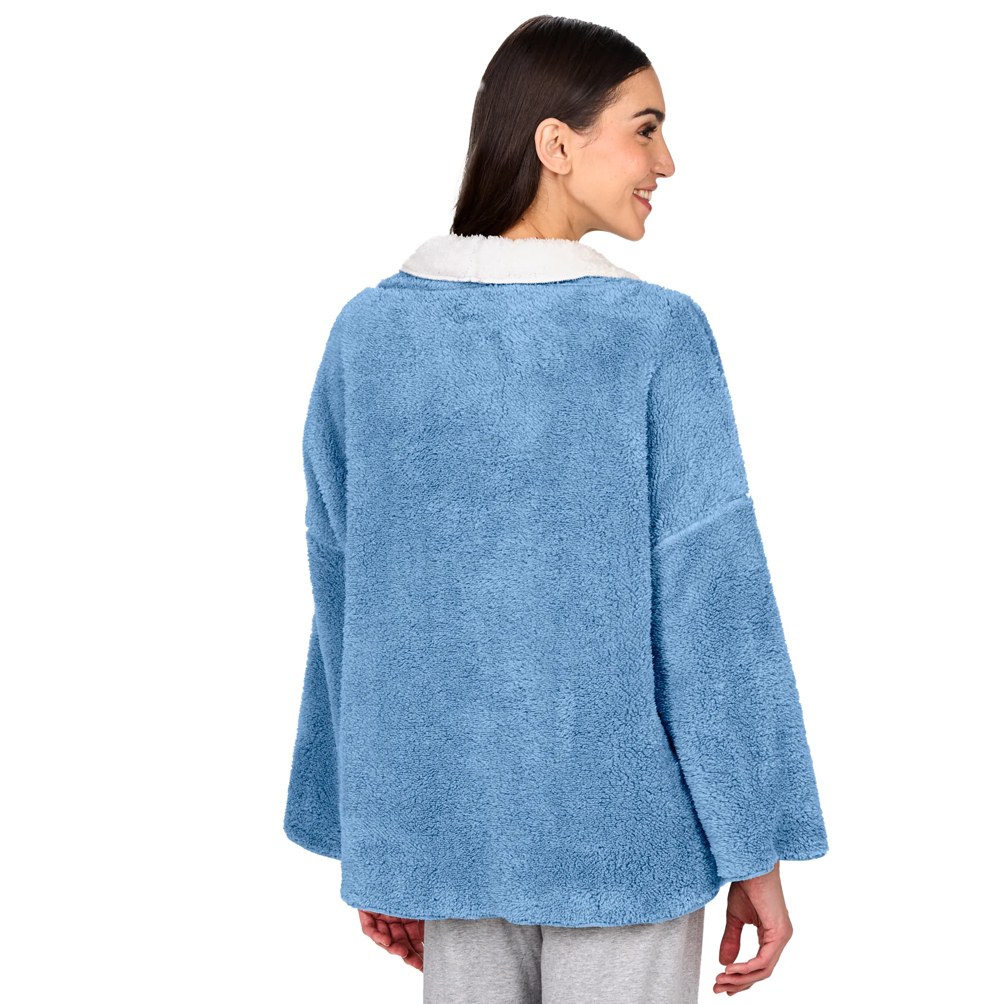 Women's Fleece Reversible Jacket - Image 9
