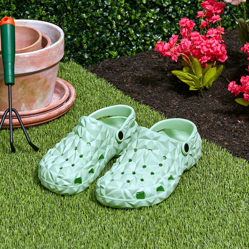 Women's Geometric Clogs - Image 7