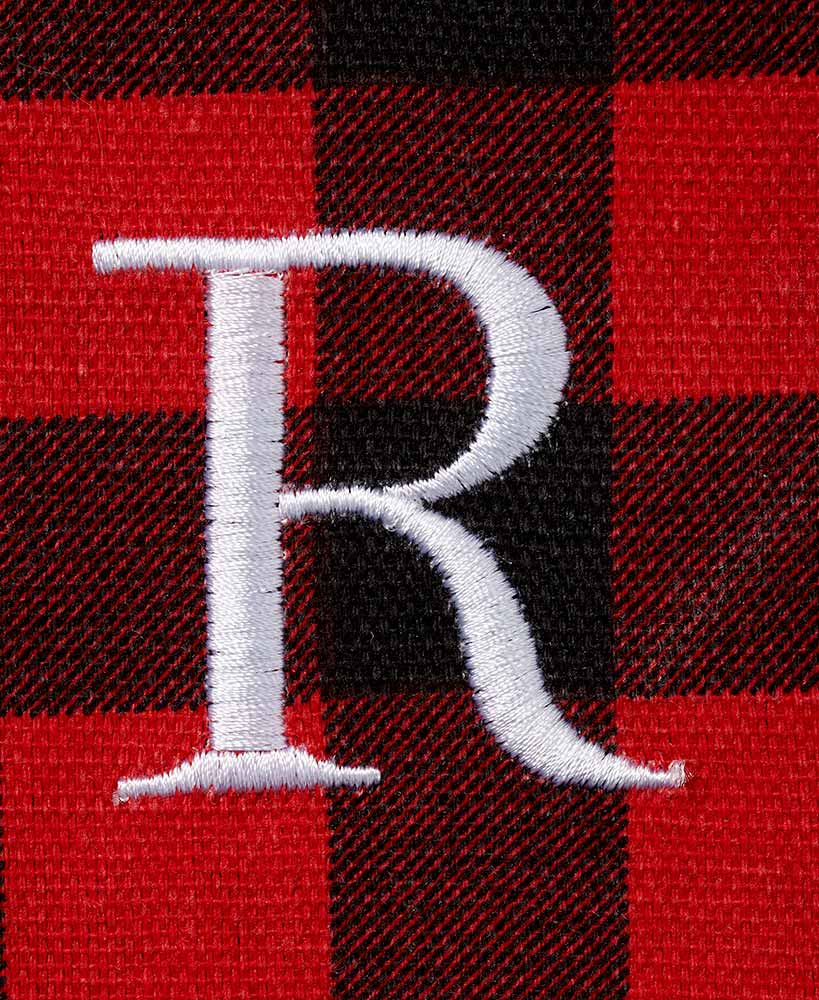 Women's Monogram Red Buffalo Plaid Tote Bag with Matching Purse Set - Image 10