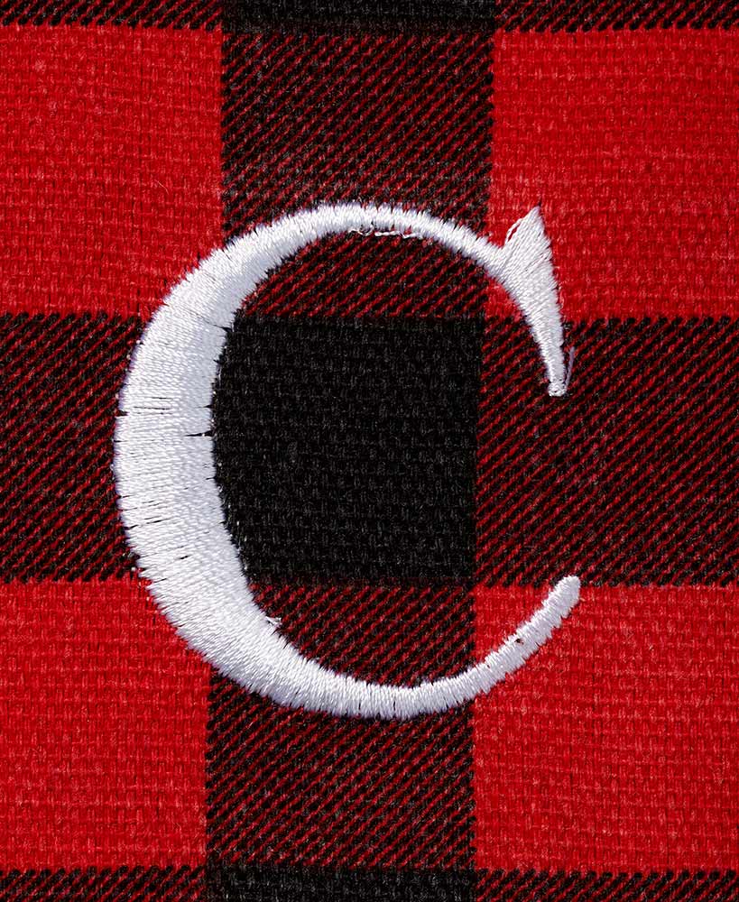 Women's Monogram Red Buffalo Plaid Tote Bag with Matching Purse Set - Image 4
