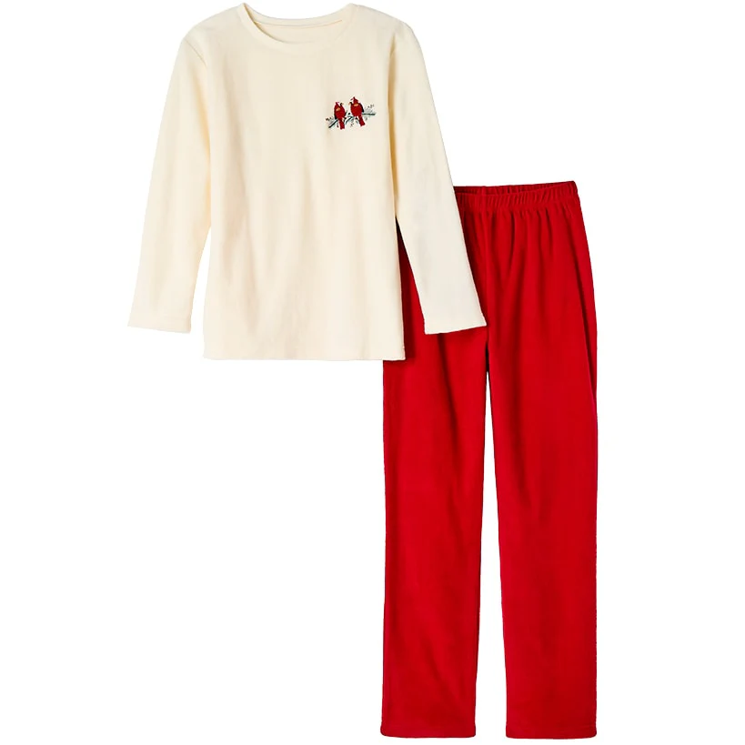 Women's Pajama Set 2-Pc. Cardinal - Image 5