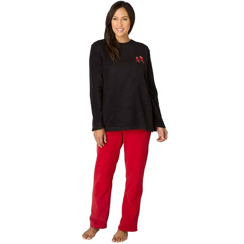 Women's Pajama Set 2-Pc. Cardinal - Image 7