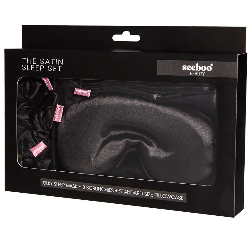 Women's Satin Sleep Gift Set - Image 7