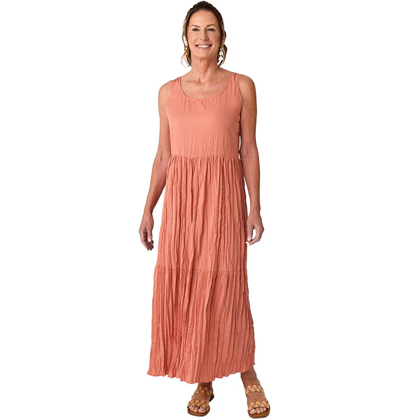 Women's Tiered A-Line Maxi Dress - Image 8