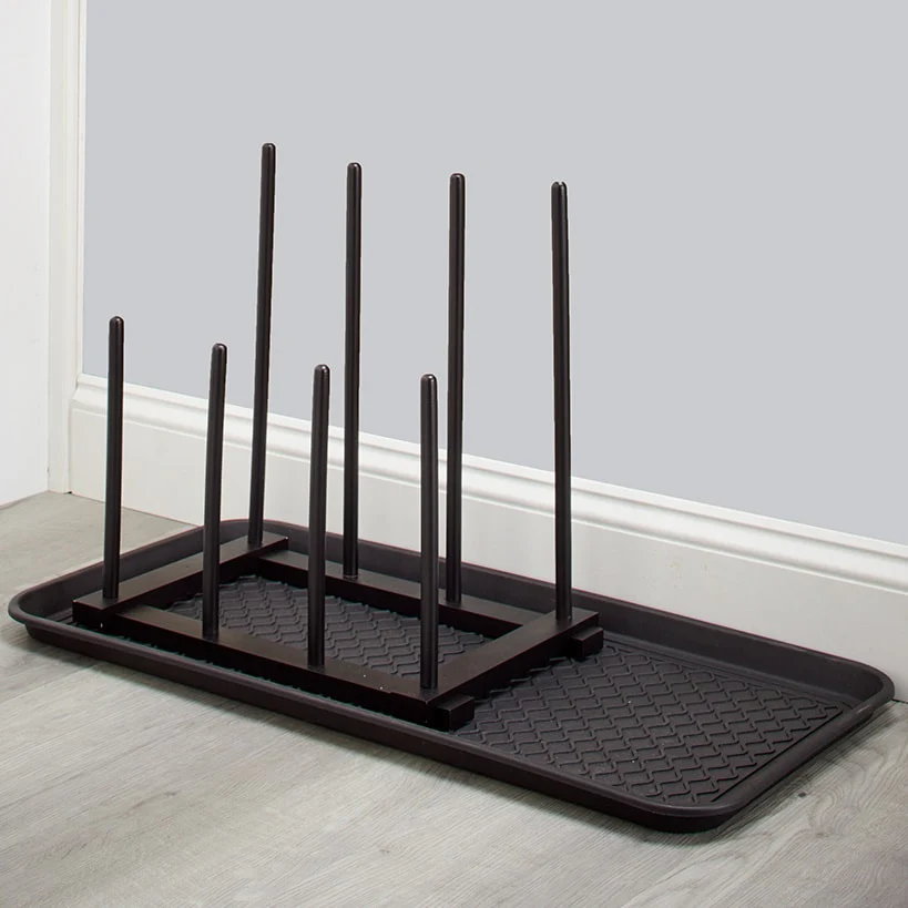 Wood Boot Storage Rack - Image 5