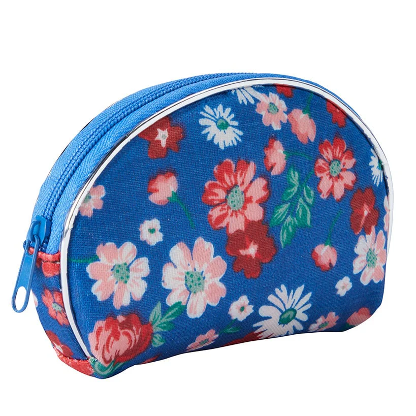 Zippered Coin Purse Small Floral - Image 2